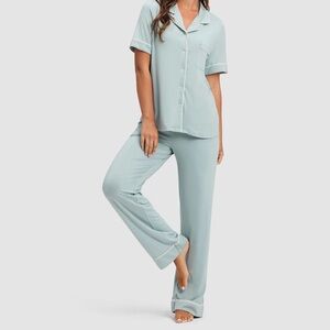 NWT Cozy Earth Bamboo Stretch Knit Short Sleeve and Pant Pajama Set | 3XL